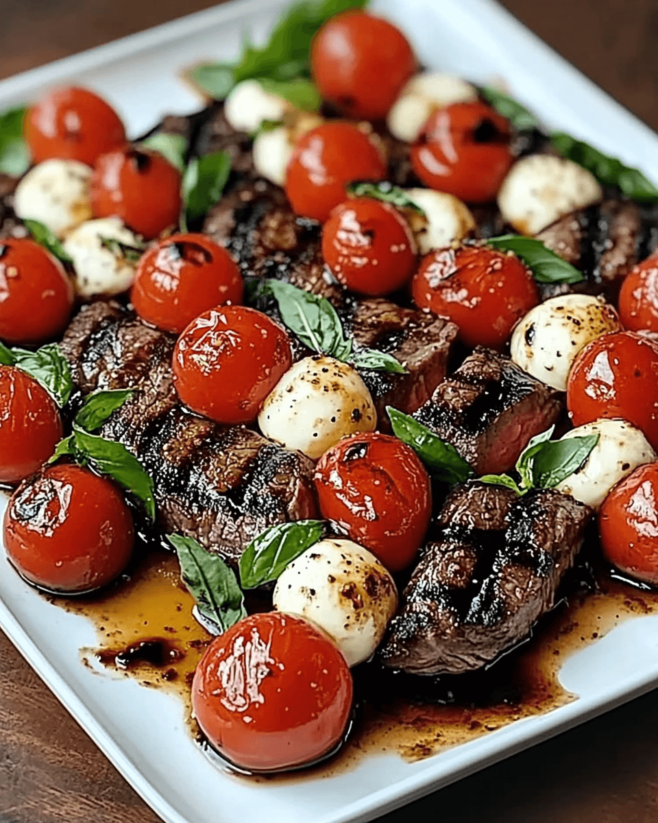 Balsamic Caprese Grilled Steak that Will Impress You!