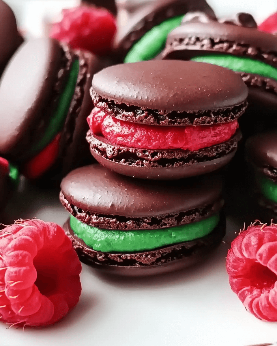 Dark Chocolate Raspberry Macarons: Indulge in Bliss!