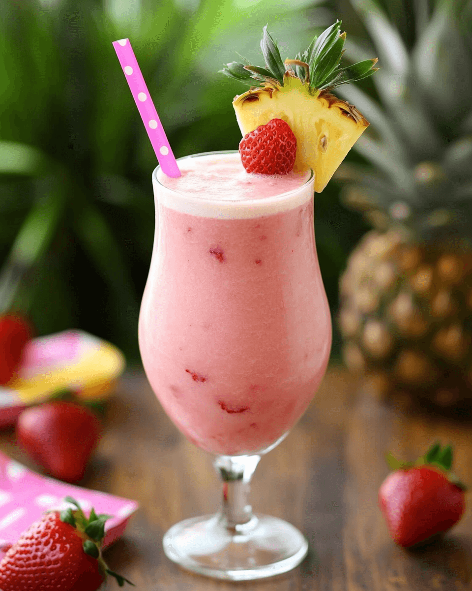 Refreshing Virgin Strawberry Pina Colada: A Must-Try!