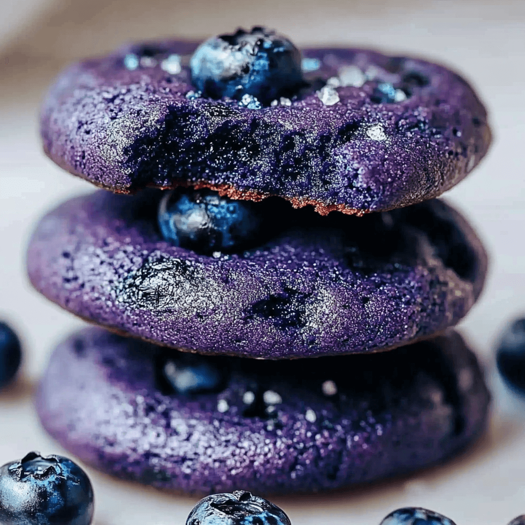 Blueberry Cookies | Vegan & Naturally Blue for Bliss!