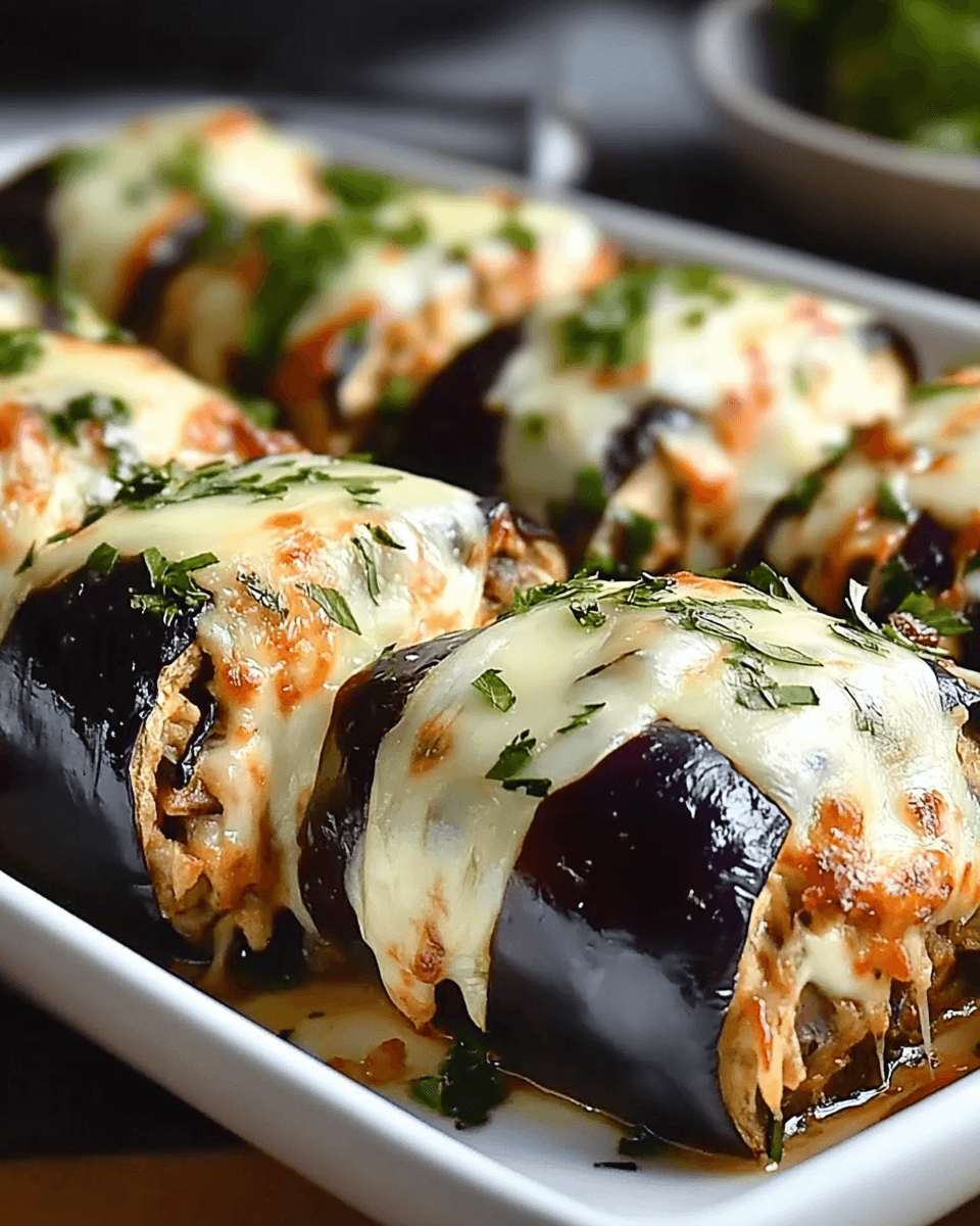 Cheesy Eggplant Rolls: Discover This Irresistible Recipe!