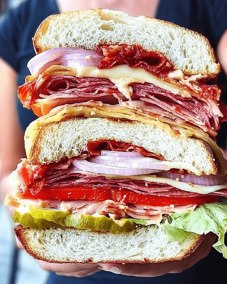 Giant Italian Combo Sandwich: A Flavorful Recipe Adventure