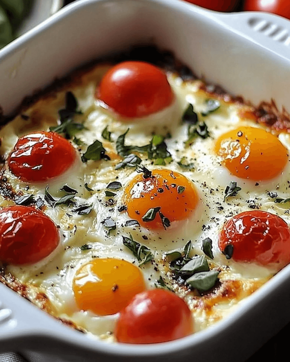 Baked Feta Eggs: Discover a Creamy Mediterranean Treat!