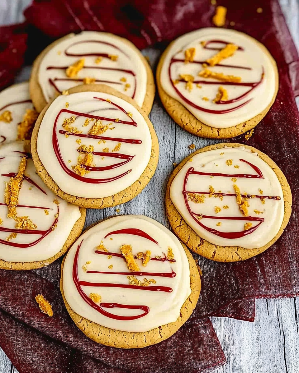 Butterbeer Cookies with Butterscotch Frosting Delight!