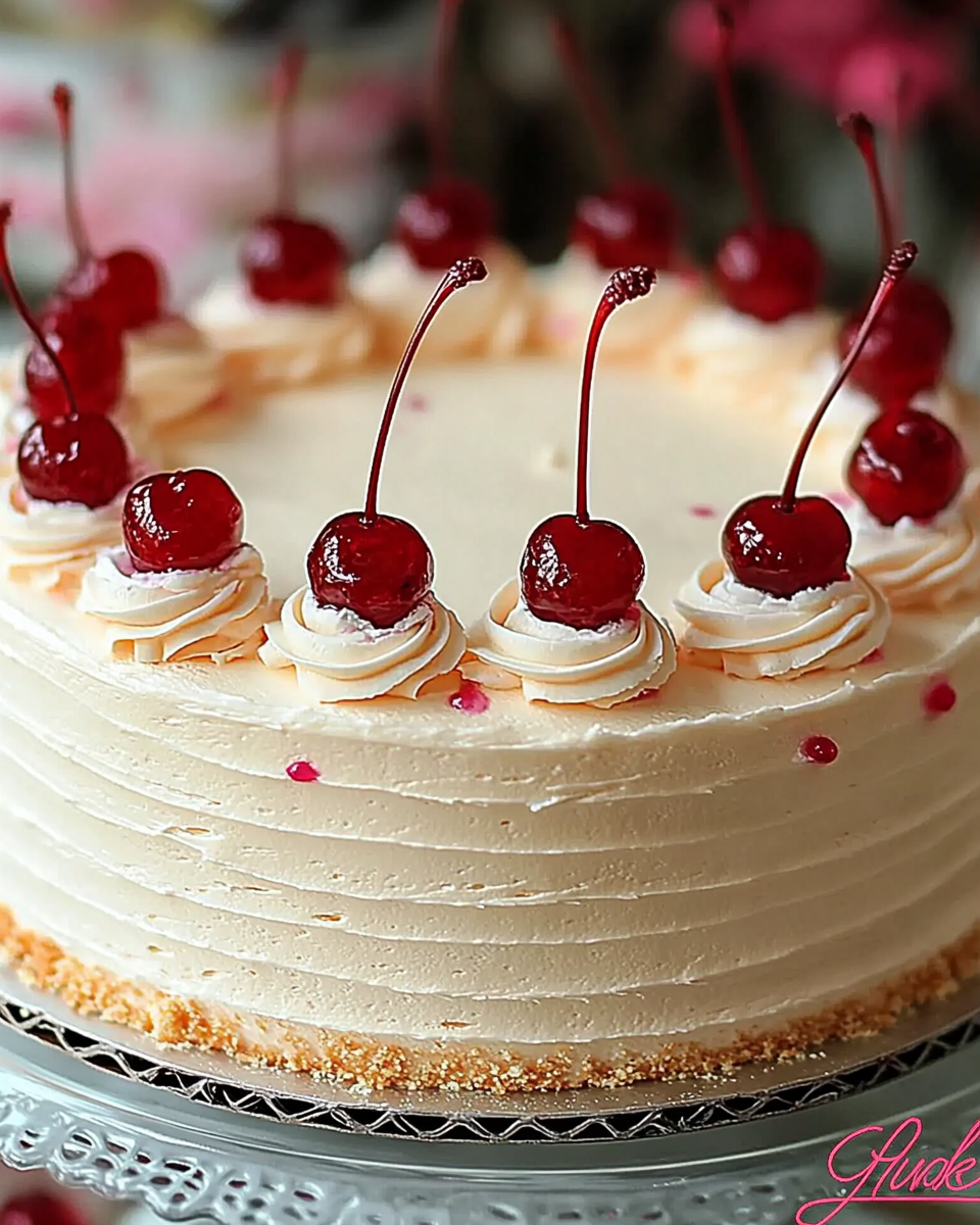 Vintage Maraschino Cherry Cake: A Delightful Classic!