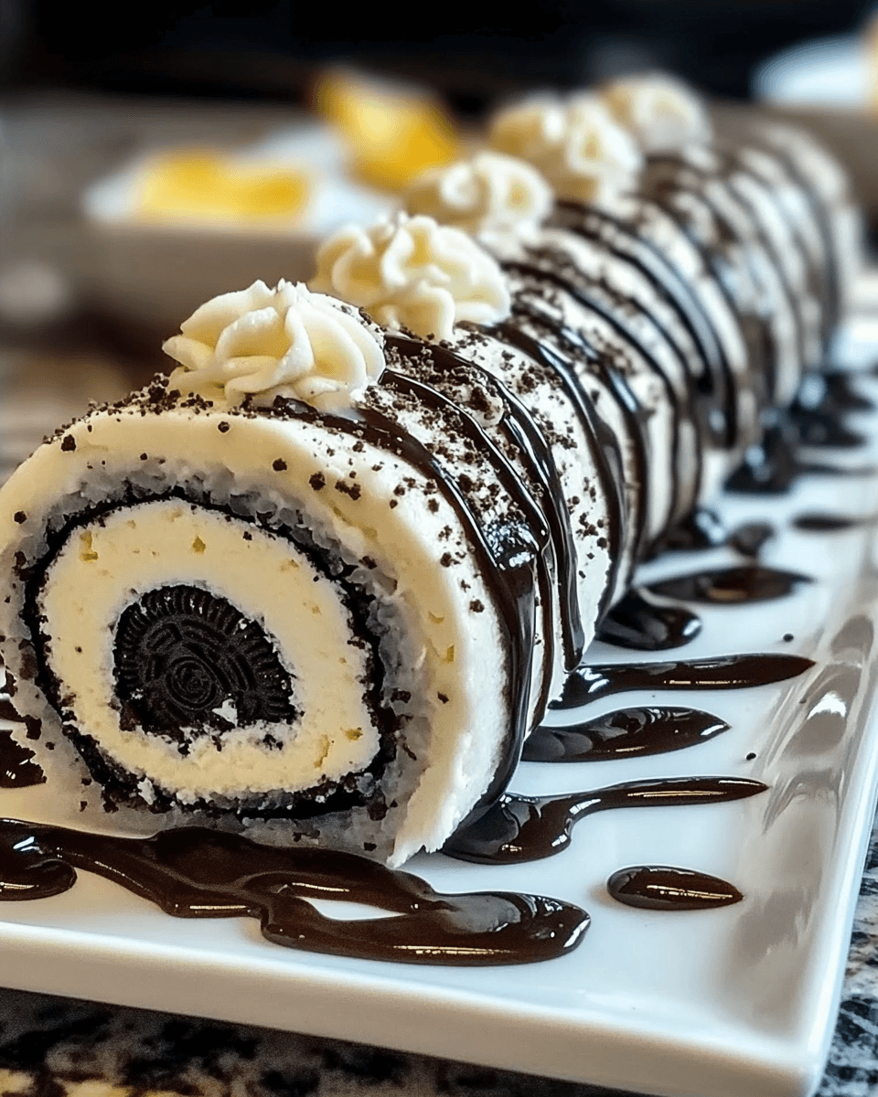 No-Bake Oreo Cheesecake Sushi Rolls you’ll Love Today!