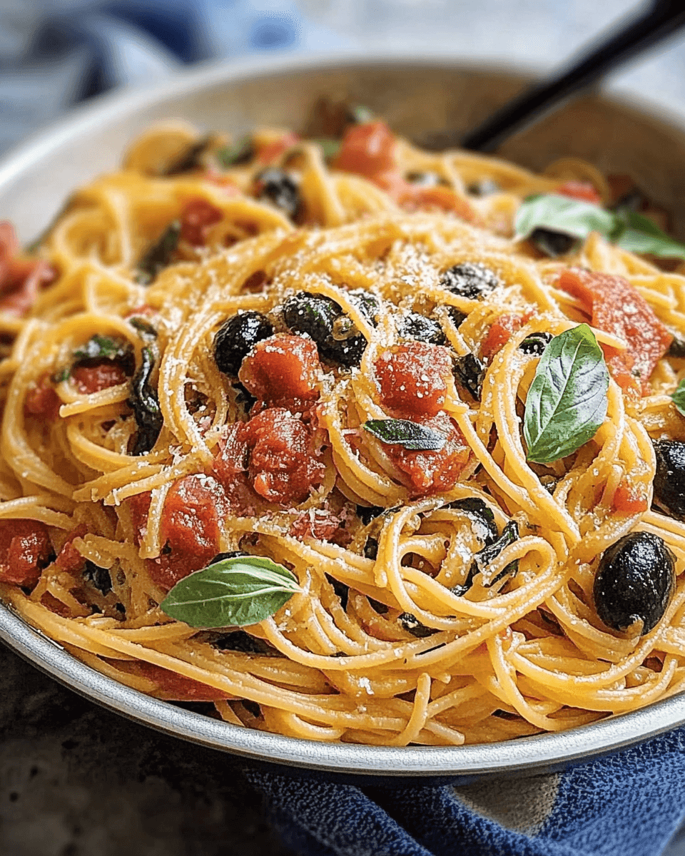 Easy Mediterranean One-Pot Pasta: A Flavorful Delight!