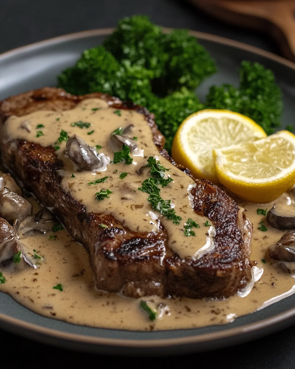 Haunted Bourbon Garlic Cream Steak Recipe Unveiled!