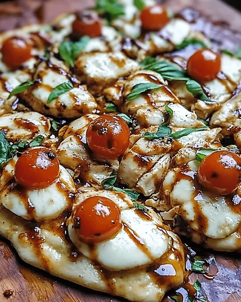 Chicken Caprese Flatbread: A Delicious Quick Meal!