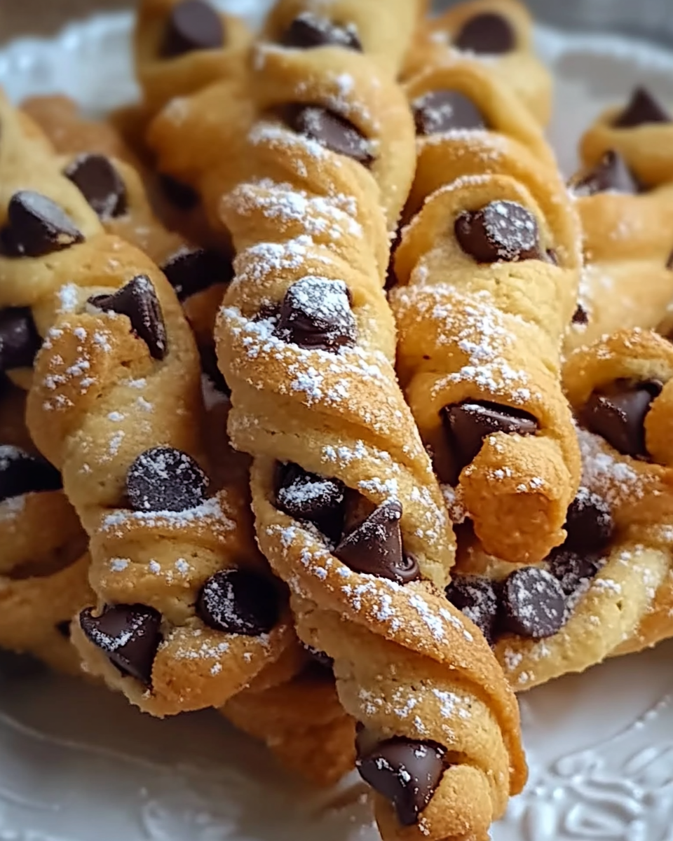 Chocolate Chip Cookie Dough Twists: Indulge Today!