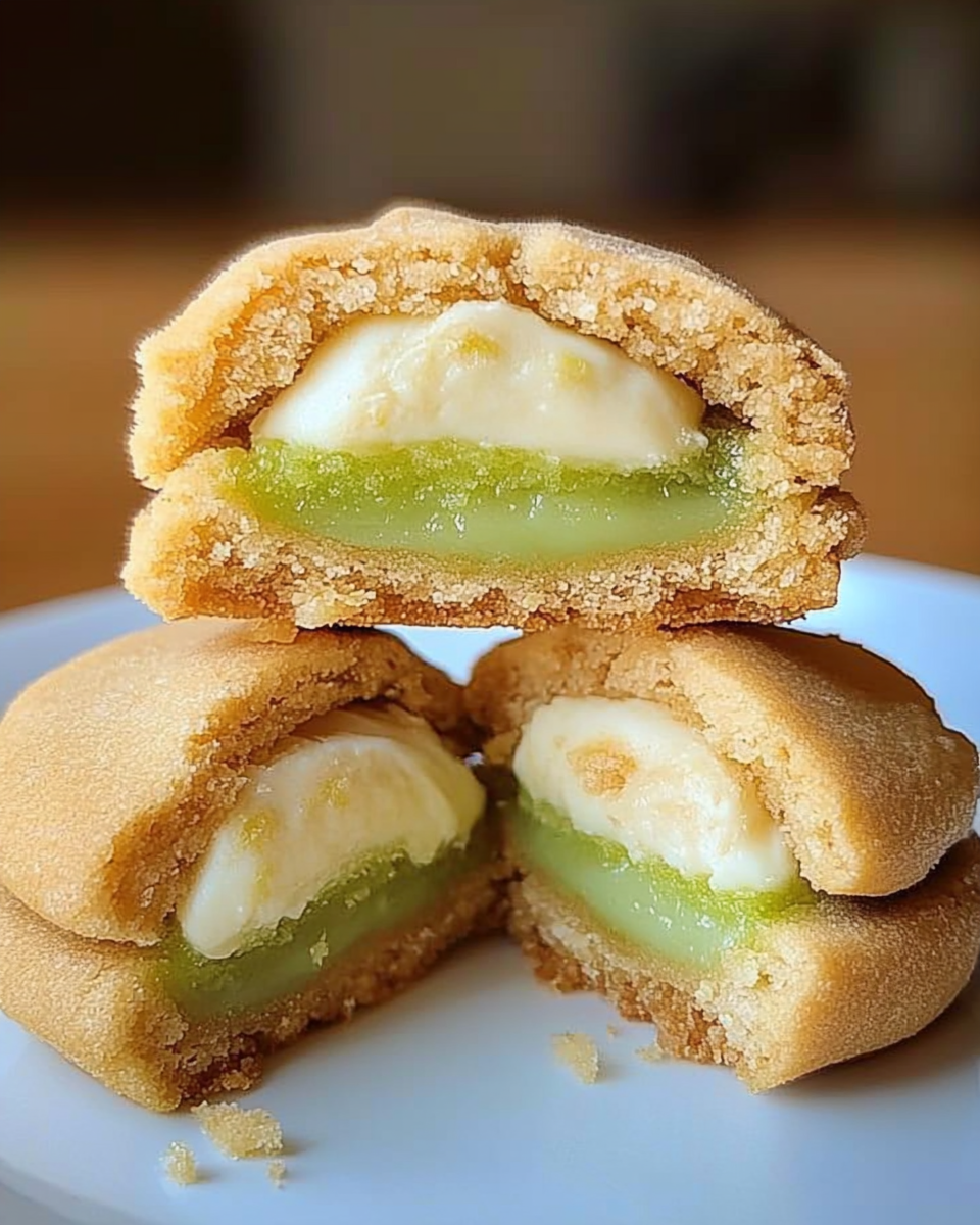Stuffed Key Lime Pie Cookie: Irresistibly Sweet and Tart!