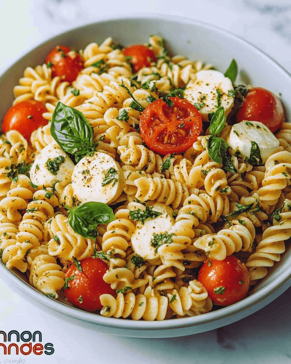 Caprese Pasta Salad: A Delicious Summer Delight!