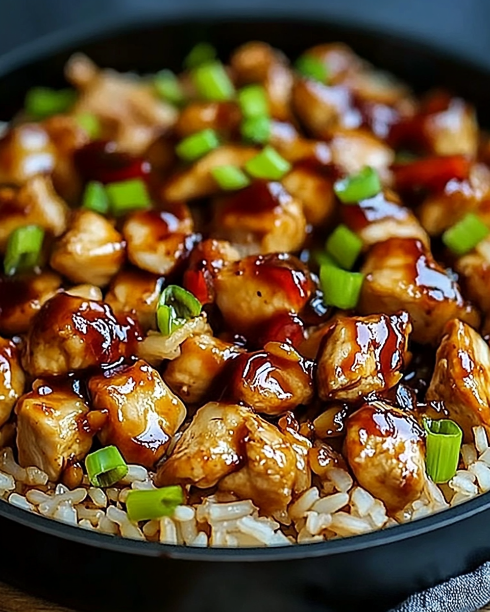 One-Pan Bold Honey BBQ Chicken Rice: Easy & Delicious!