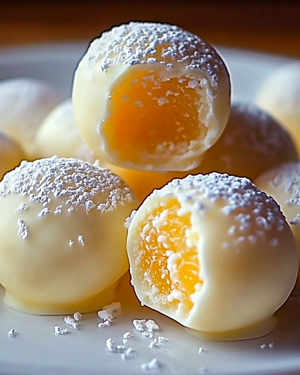 White Chocolate Orange Creamsicle Truffles: Indulge Today!