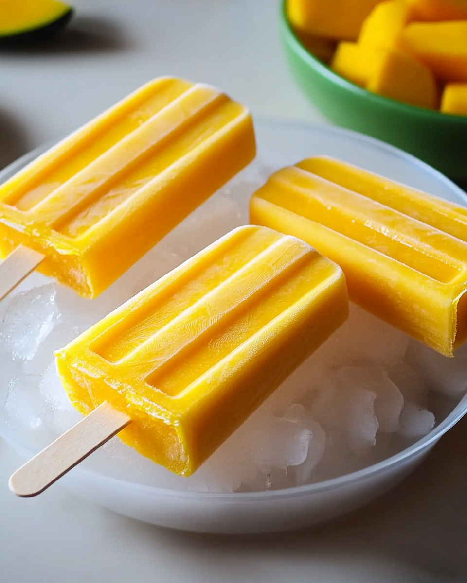 Mango Bliss Popsicles: Cool Off with This Easy Recipe!