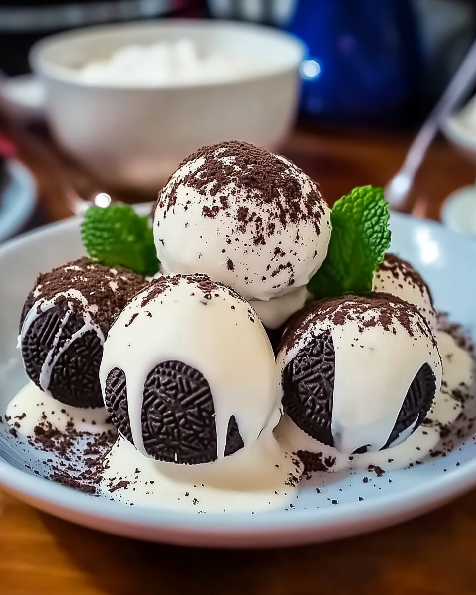 Oreo Cream Cheese Truffles: Indulge in Delightful Bites!