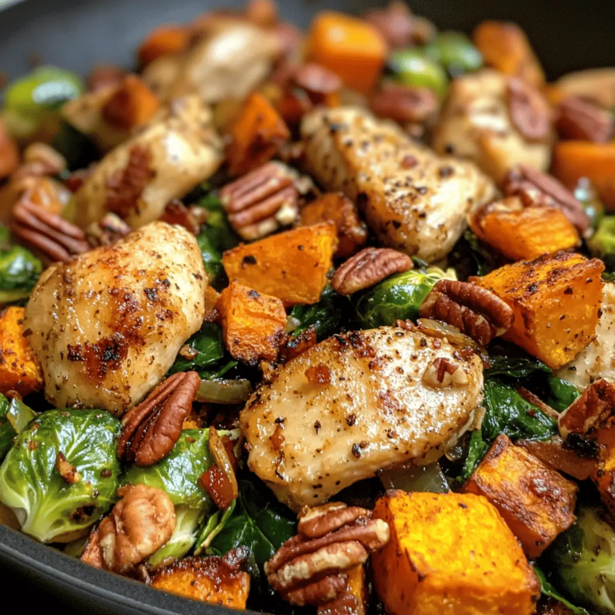 Autumn Harvest Chicken Skillet: Comforting Fall Flavors in One Pan