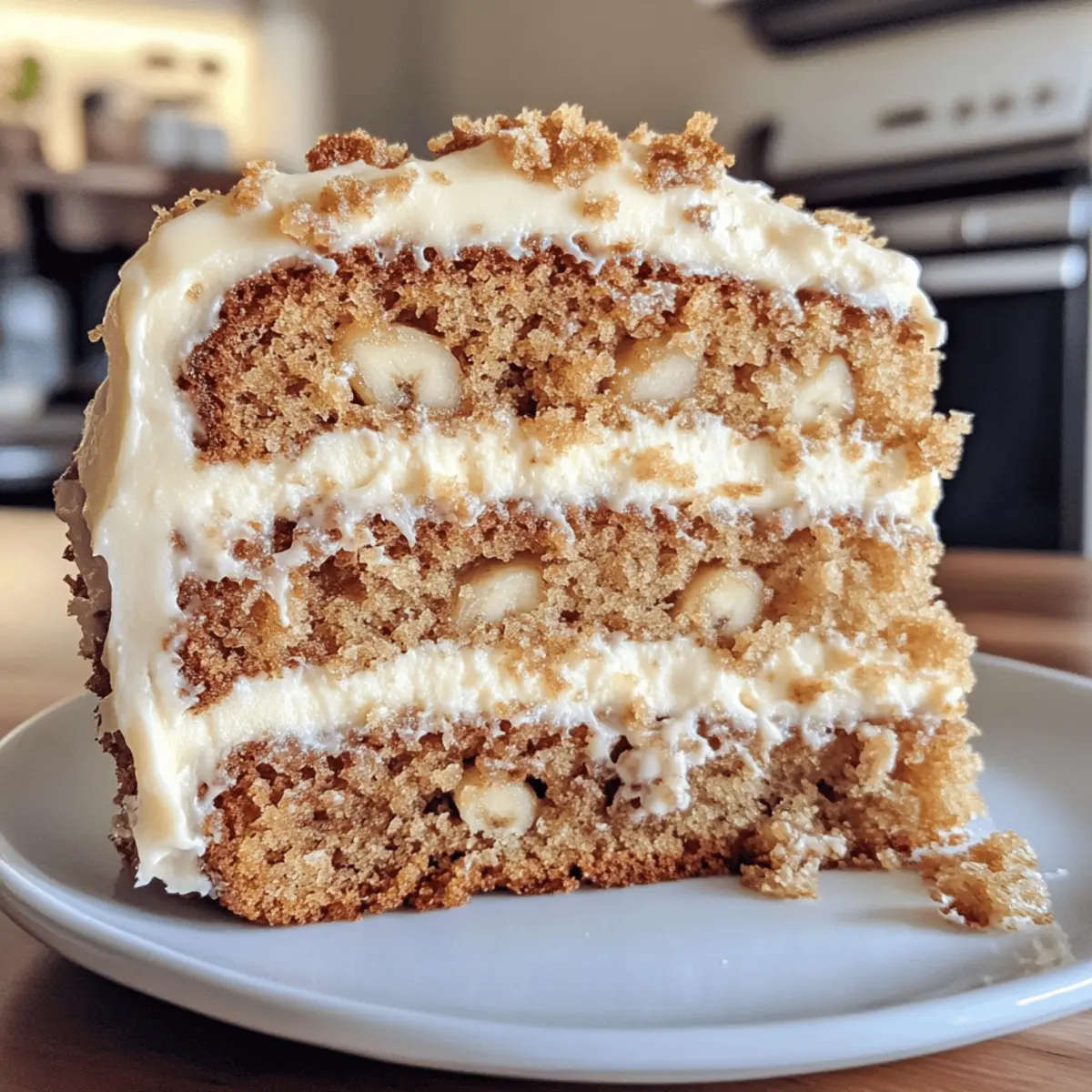 Moist and Fluffy Banana Cake with Cream Cheese Frosting