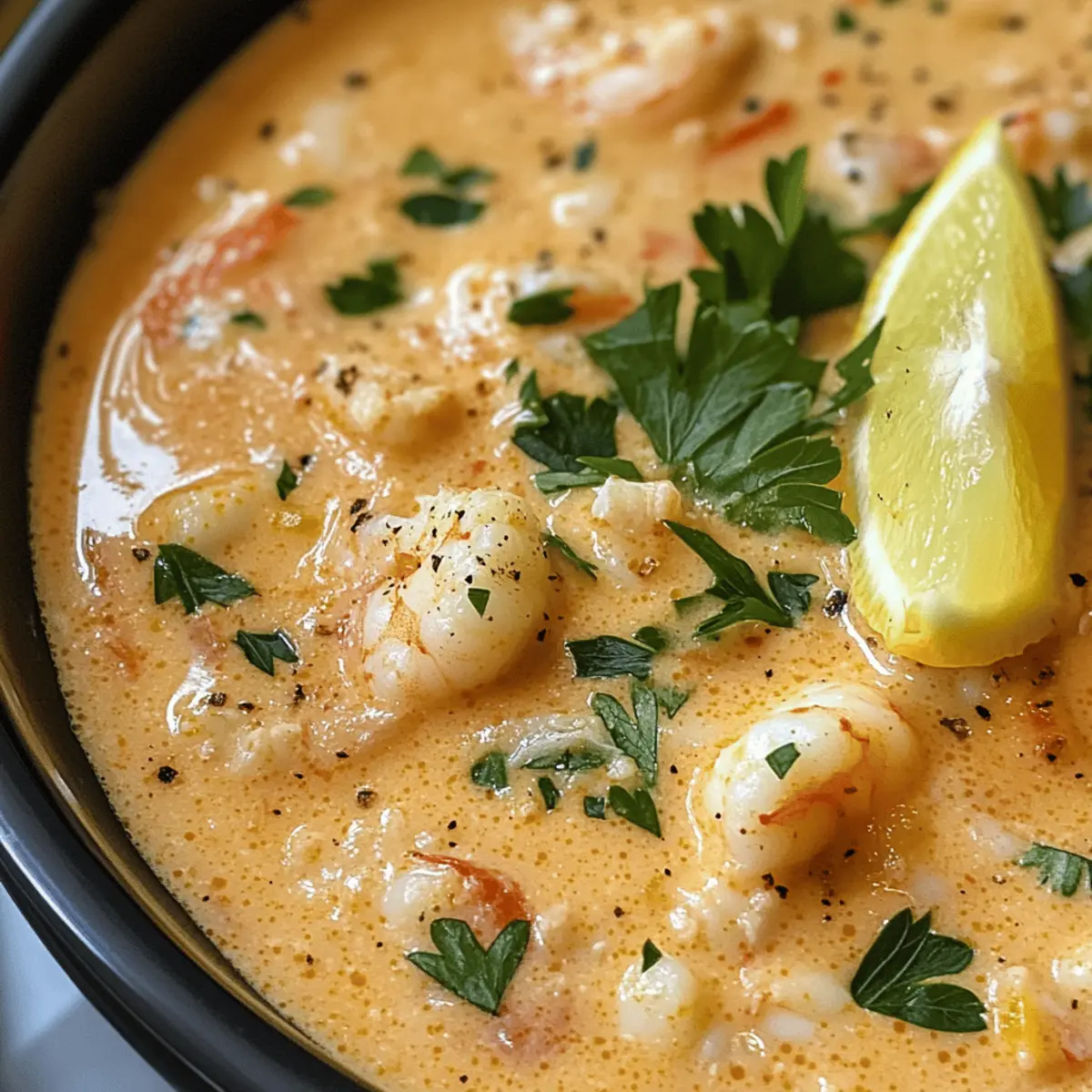 Creamy Crab and Shrimp Seafood Bisque for Cozy Evenings