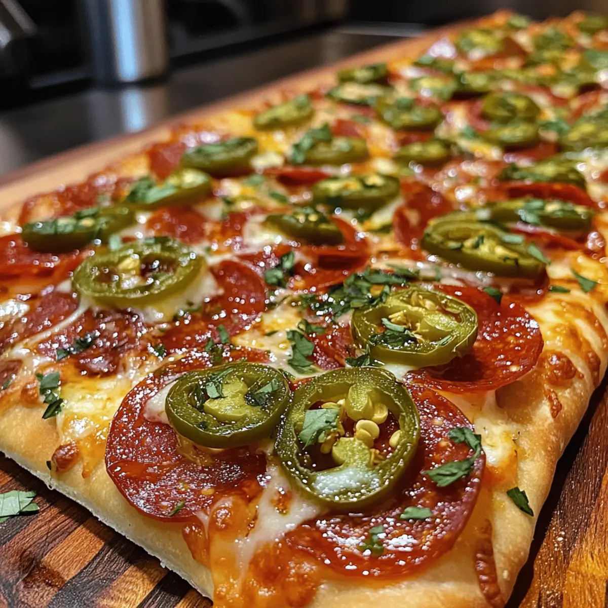 Savor the Sweet Heat: Hot Honey Flatbread Pizza Delight