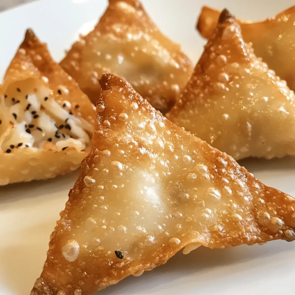 Crispy Rice Paper Crab Rangoons for Guilt-Free Indulgence