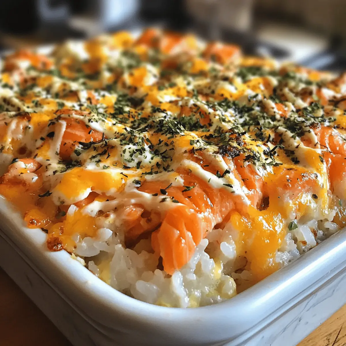 Spicy Salmon Sushi Bake That Will Wow Your Dinner Guests