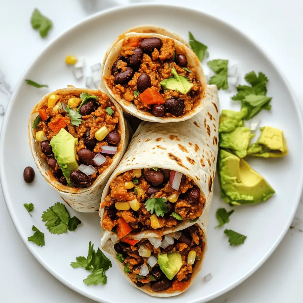 Quick and Colorful Vegan Burrito Wraps for Your Busy Days
