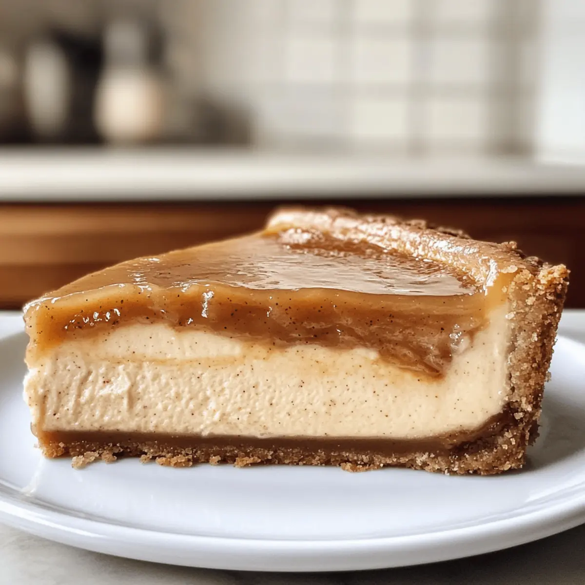 Creamy Apple Butter Cheesecake for Cozy Fall Gatherings