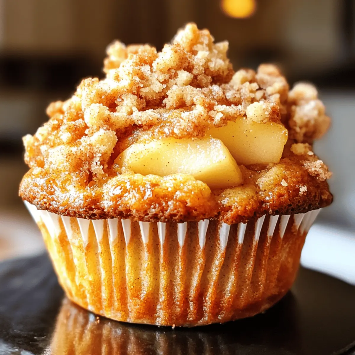 Warm and Cozy Apple Cinnamon Streusel Muffins to Delight