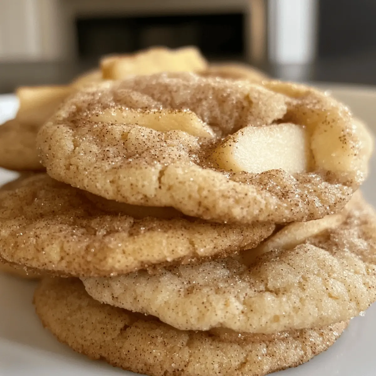 Chewy Apple Snickerdoodles with Brown Butter Bliss