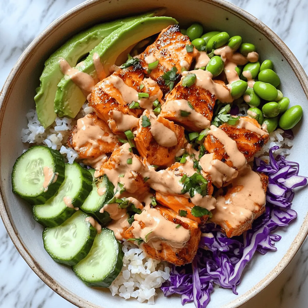 Bang Bang Salmon Bites Bowls: Flavorful and Healthy Bliss