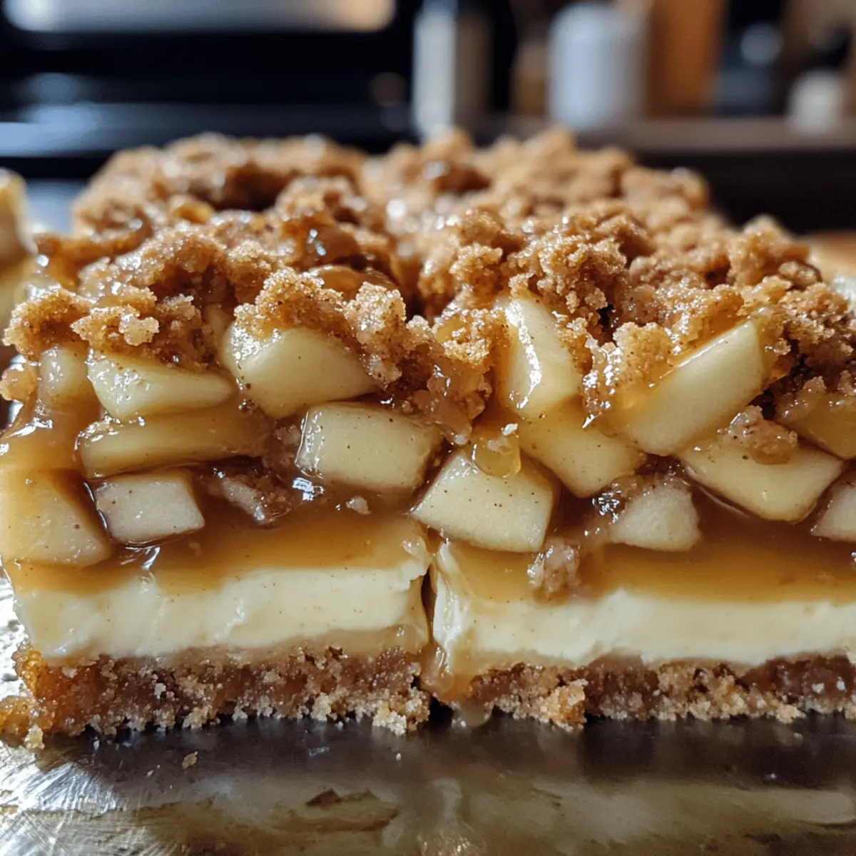 Irresistible Caramel Apple Cheesecake Bars You’ll Love