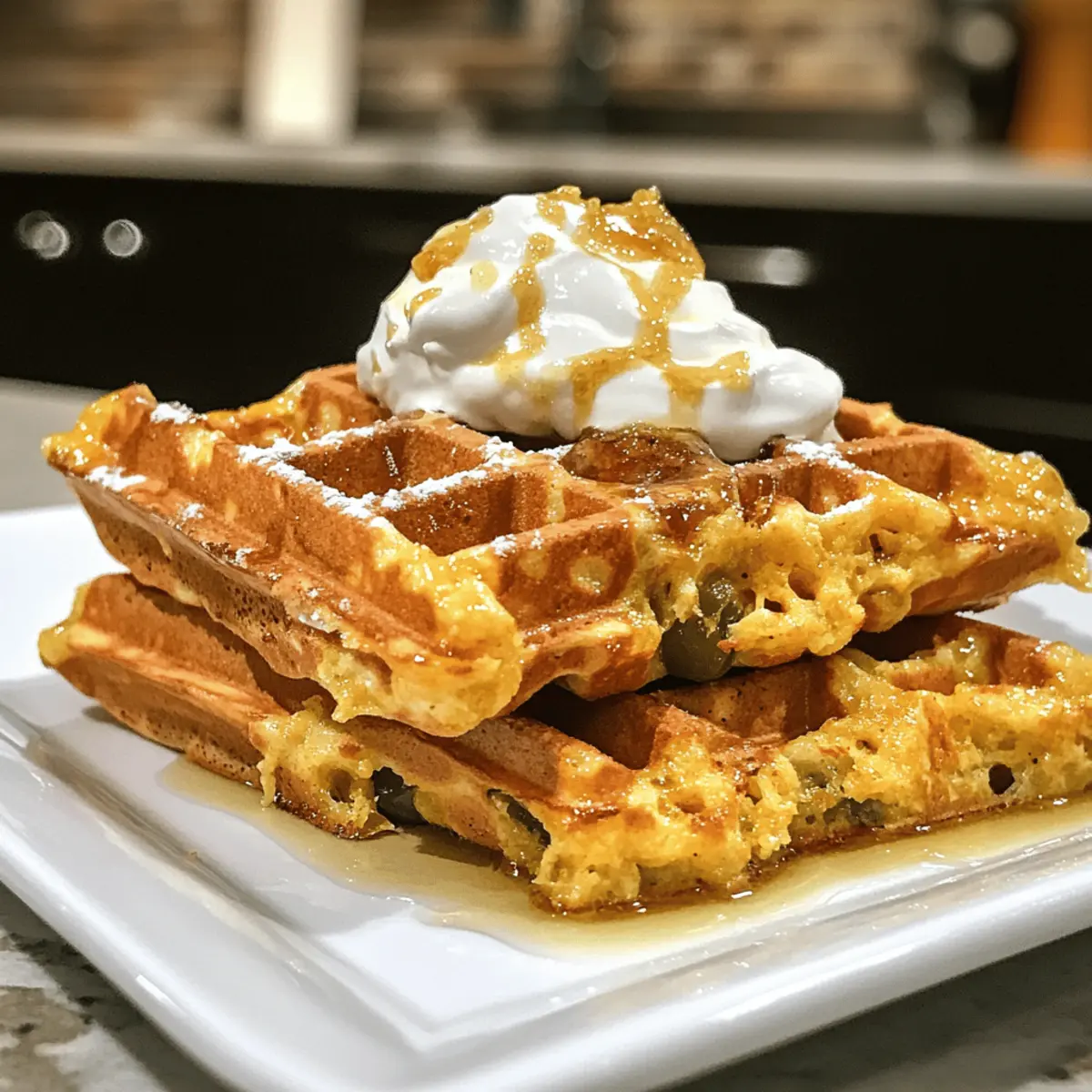 Cheddar Jalapeño Cornbread Waffles That Amp Up Your Breakfast