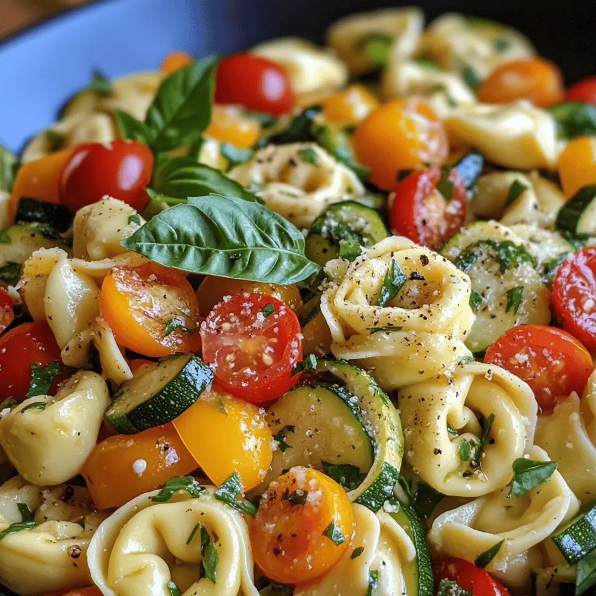 Cheese Tortellini Summer Veggies for a Fresh Flavor Boost