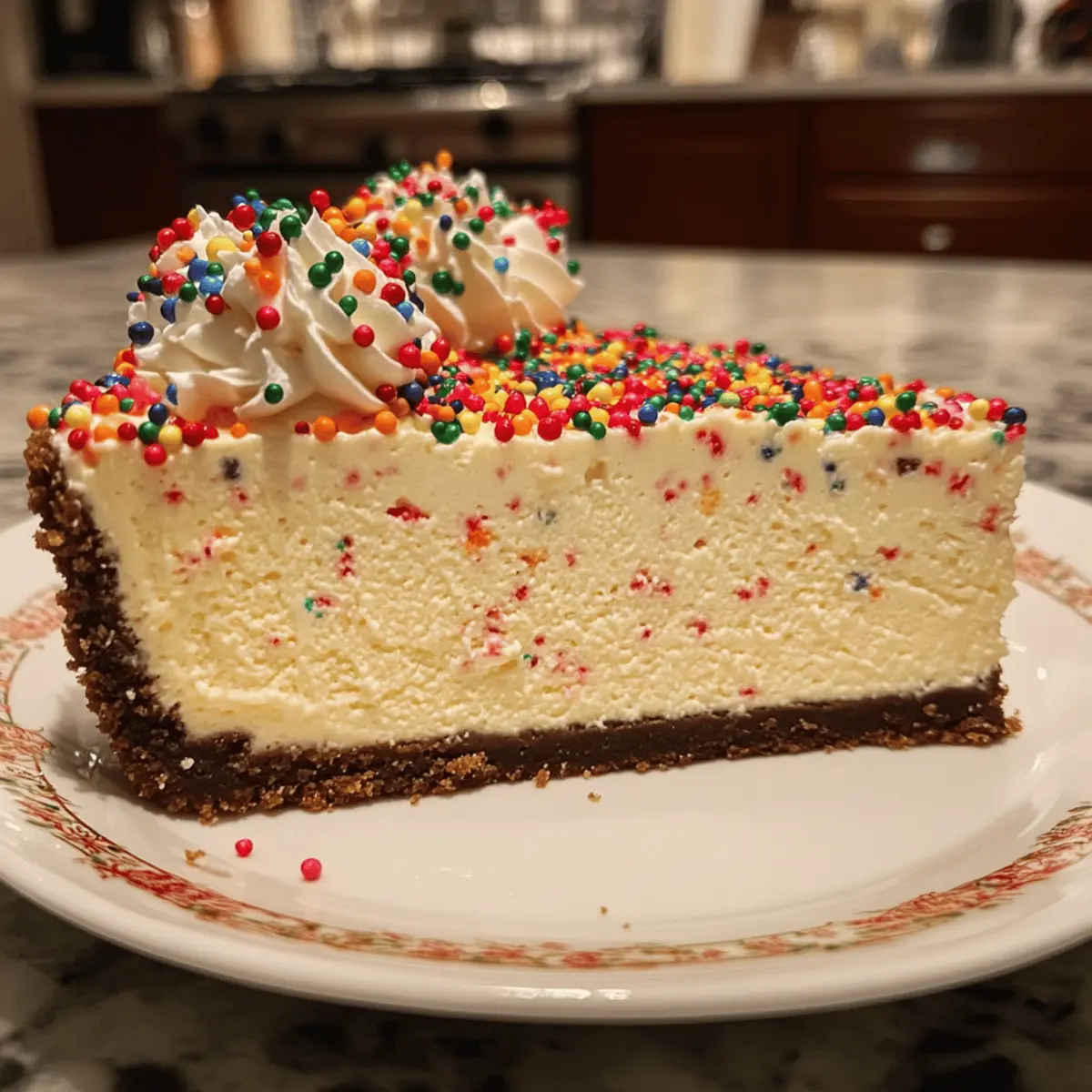 Delight in this Creamy Christmas Sugar Cookie Cheesecake