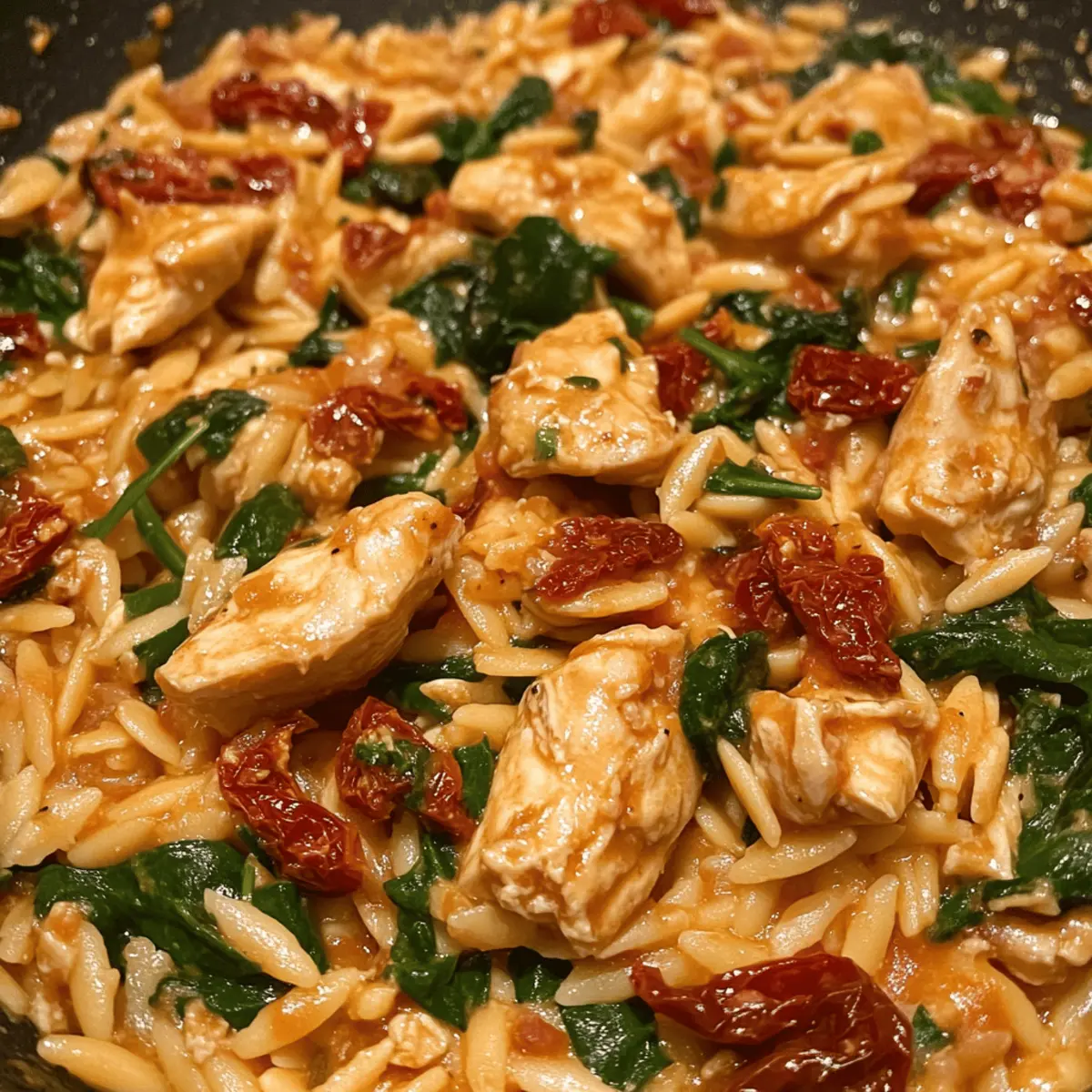 Creamy Sun-Dried Tomato Chicken Orzo Ready in 30 Minutes