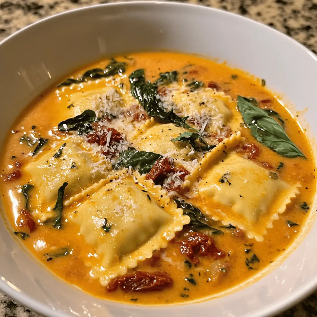 Creamy Tuscan Ravioli Soup: Cozy Comfort for Chilly Nights