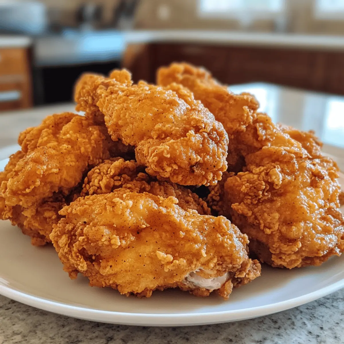 Crispy Spicy Buttermilk Fried Chicken That Steals the Show