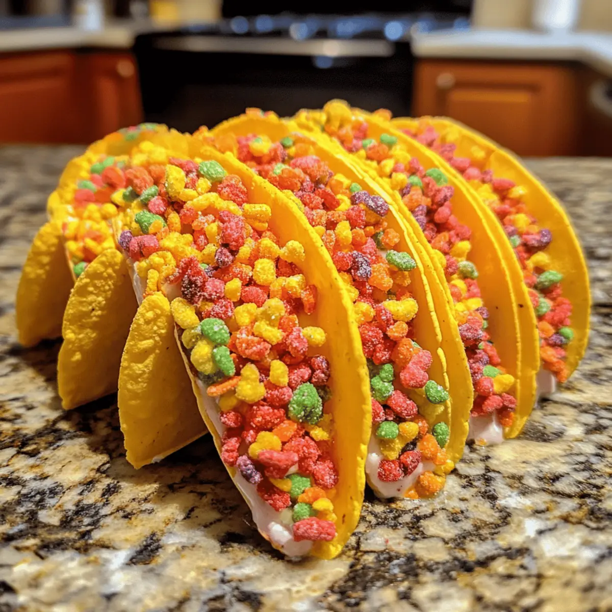 Fruity Pebbles Cheesecake Tacos: A Fun No-Bake Treat!