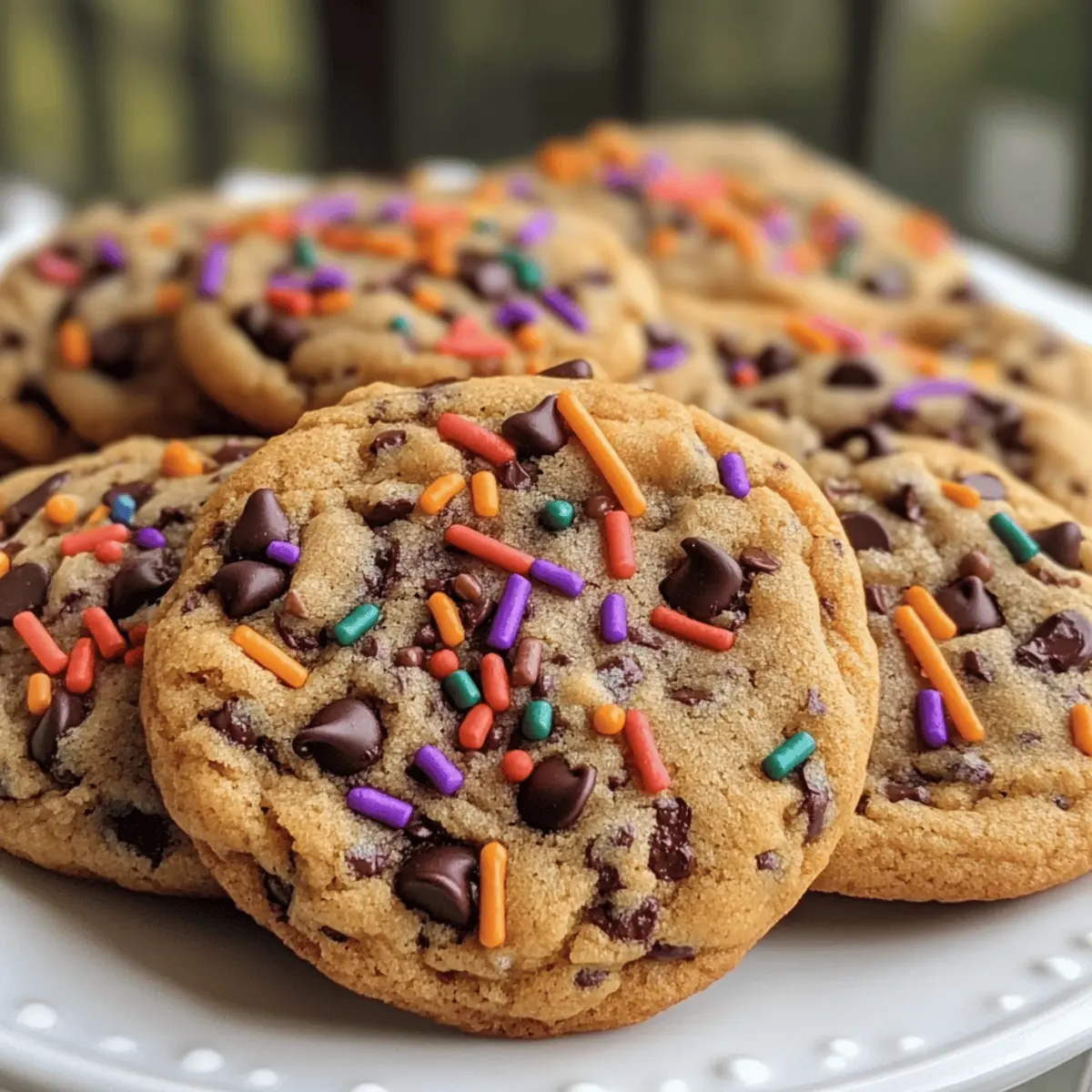 Delightful Halloween Chocolate Chip Cookies for Spooky Fun