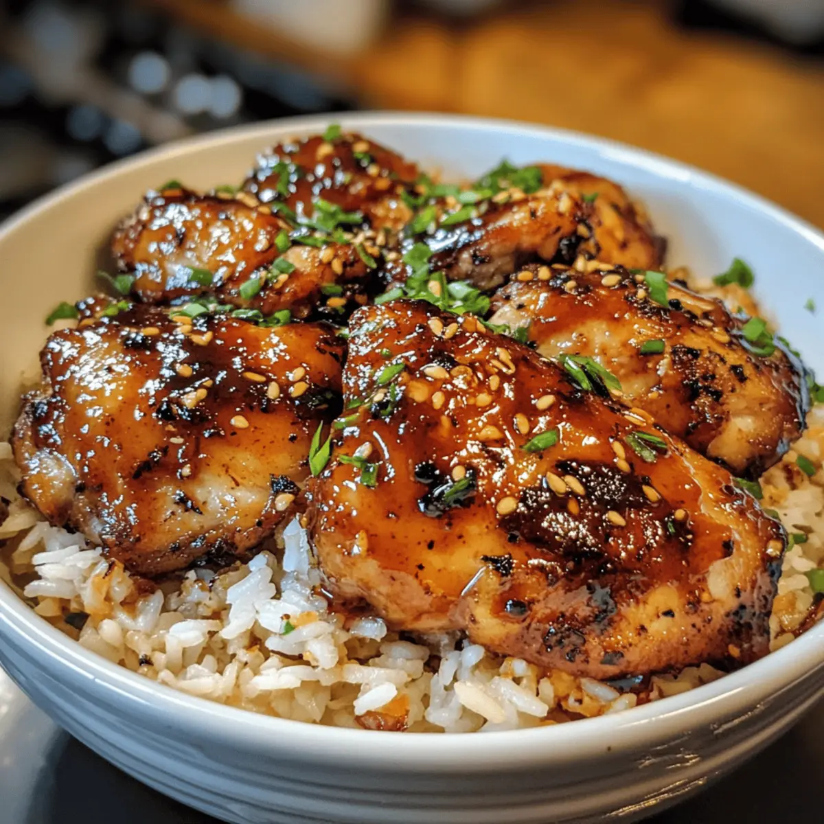 Savor Sweet and Smoky Honey BBQ Chicken Rice Tonight