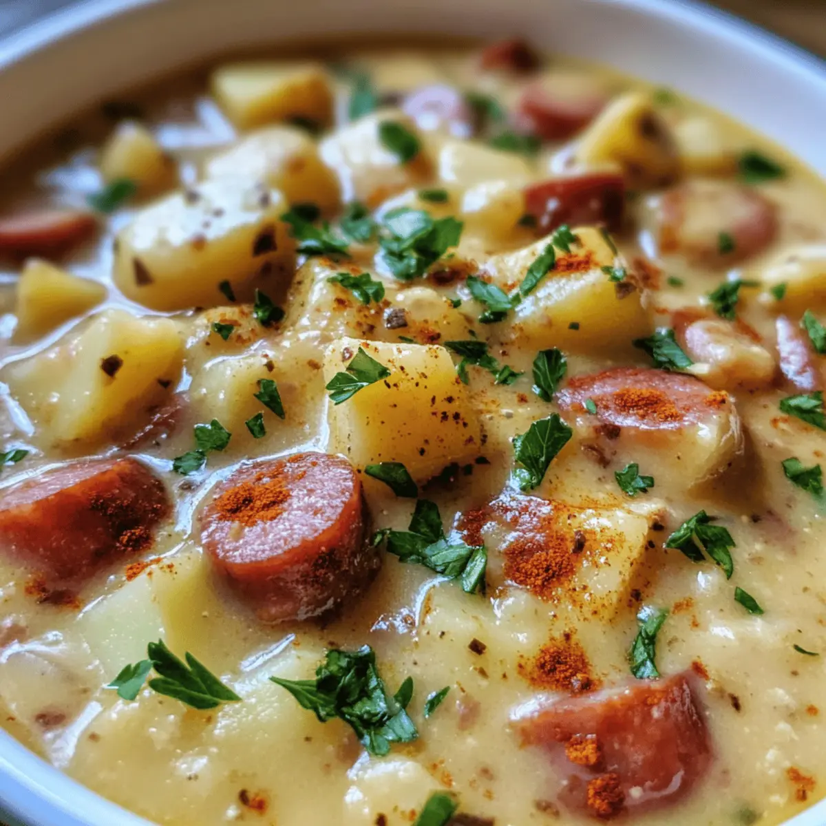 Kielbasa Potato Soup: A Cozy Bowl of Comfort Goodness