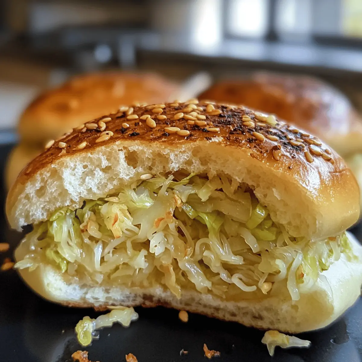 Crispy Pan-Fried Cabbage and Noodle Buns You’ll Love