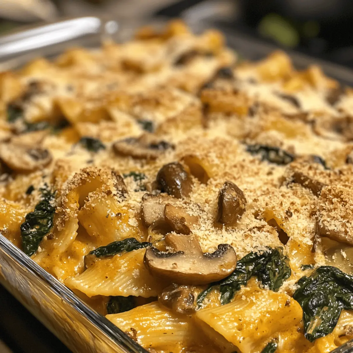 Comforting Pasta Bake with Pumpkin Tomato Sauce Magic