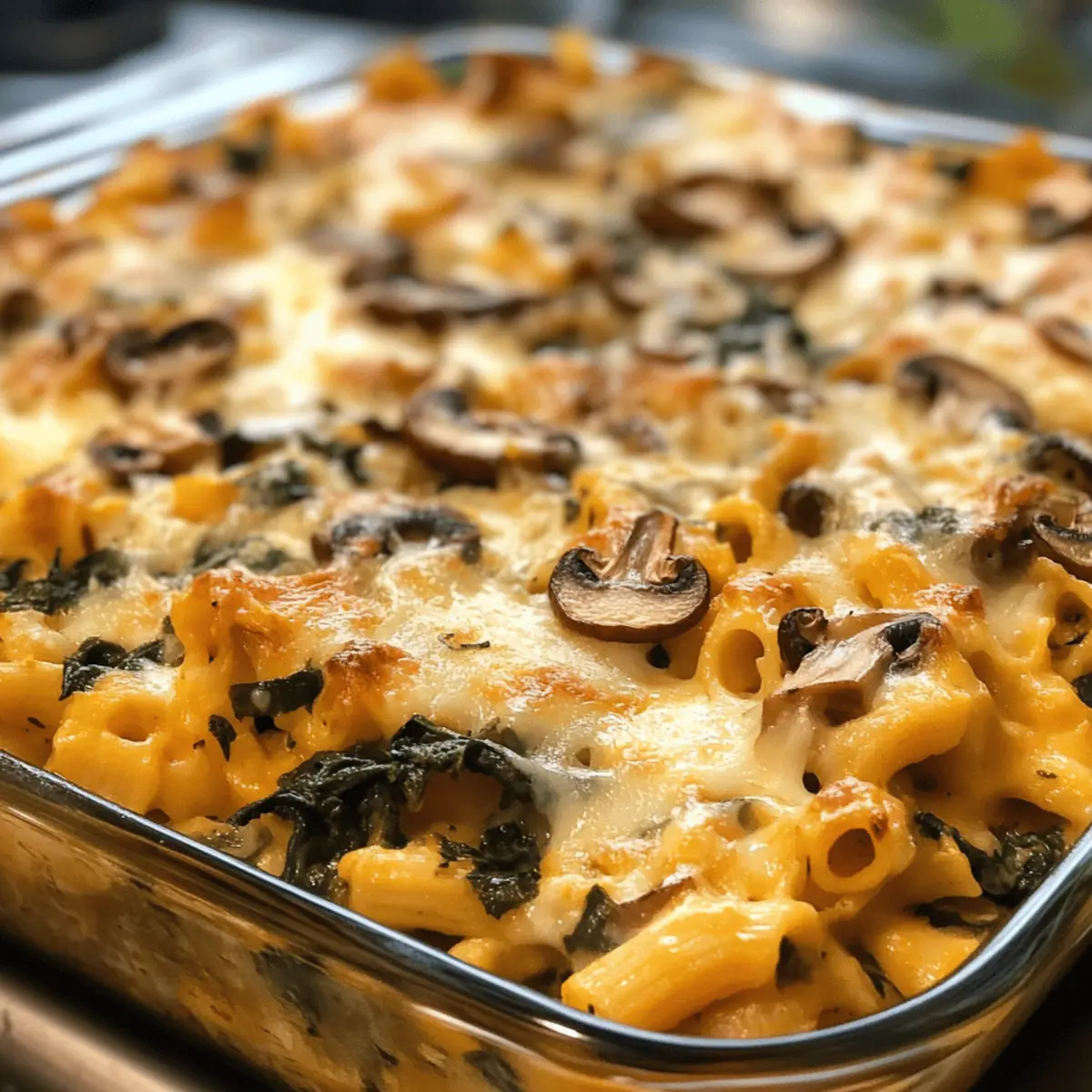Cheesy Pasta Bake with Pumpkin Tomato Sauce Bliss