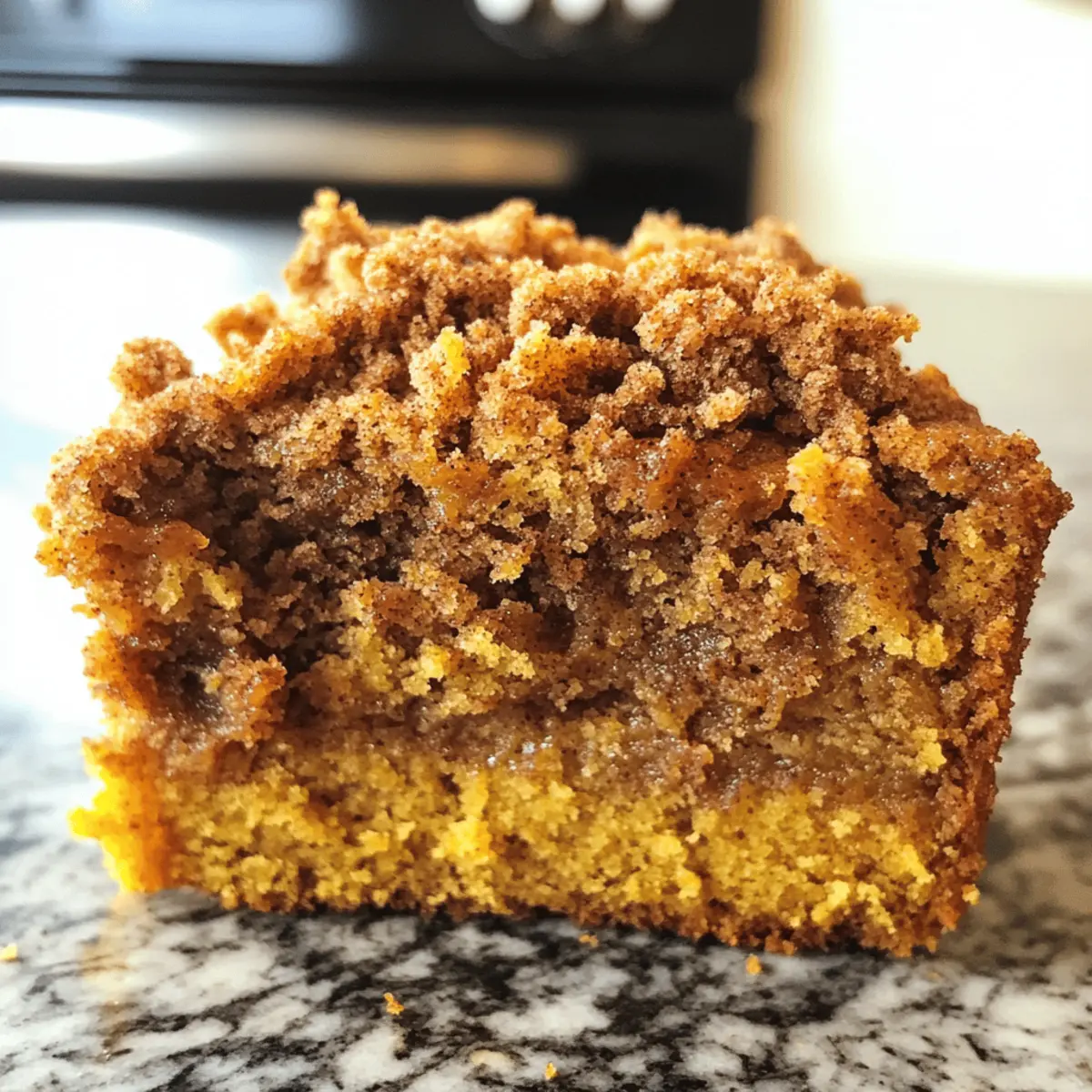 Moist Pumpkin Coffee Cake with Cinnamon Crumb Bliss