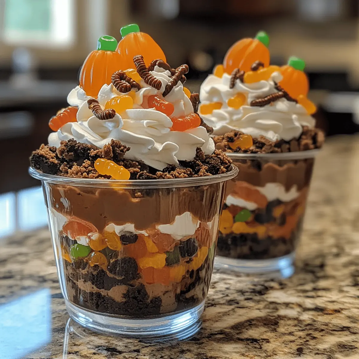 Delicious Pumpkin Patch Dirt Cups for a Spooky Celebration