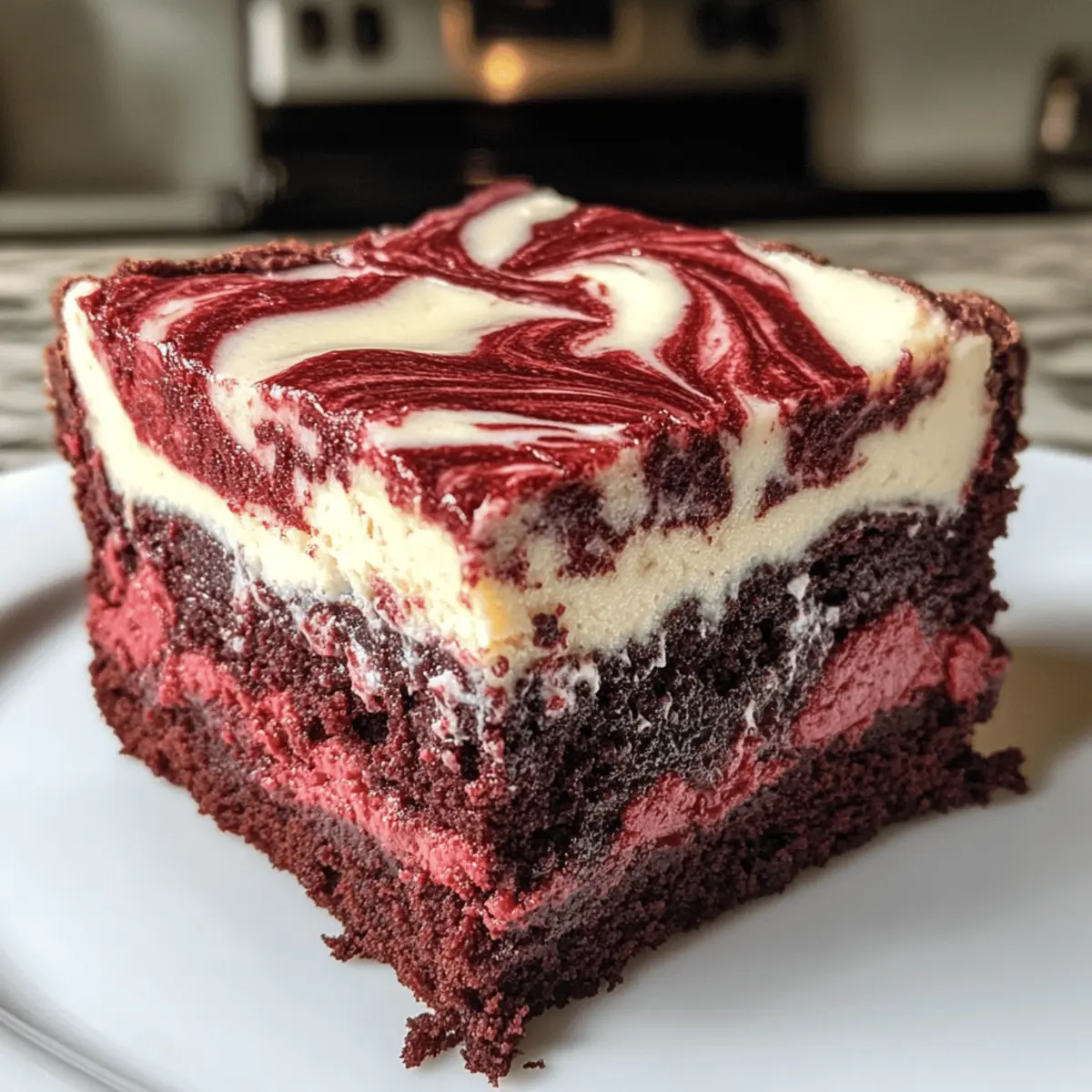 Indulge in Rich Red Velvet Cheesecake Brownies Today