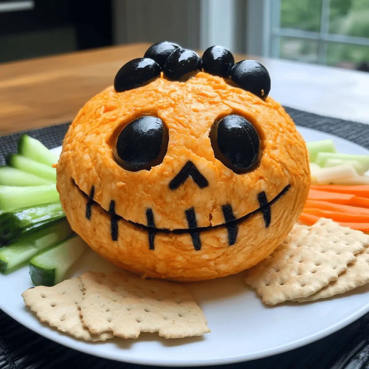 Skellington Cheese Ball Appetizer: A Spooky Party Delight