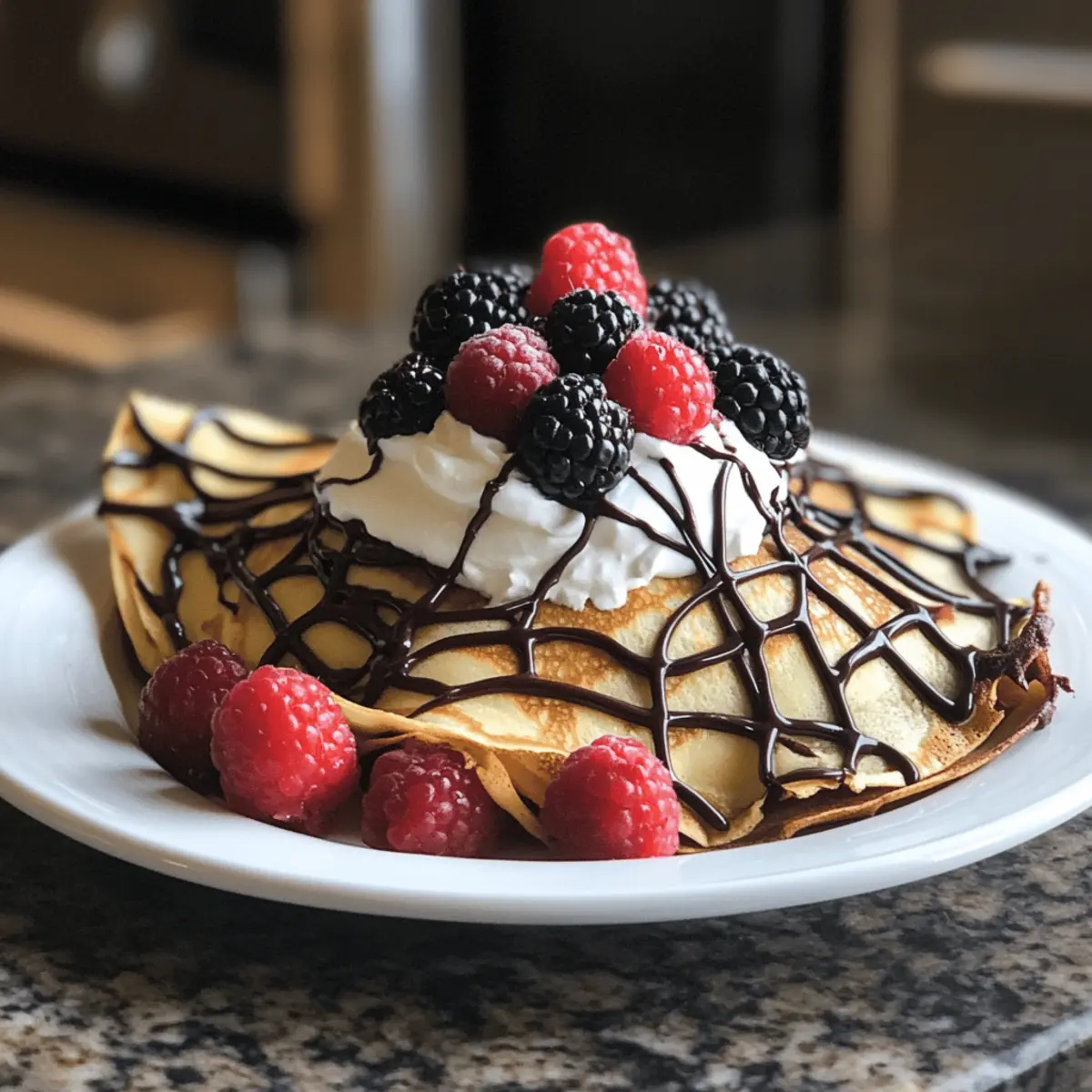 Delicious Spiderweb Crepes: A Fun Halloween Breakfast!